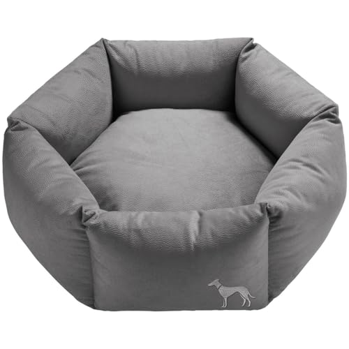 HUNTER Orthopädisches Hundesofa Merida 6-eckig Farbe anthrazit, Größe L von HUNTER