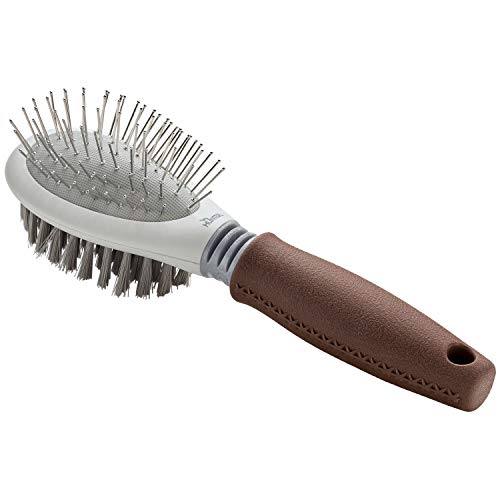 HUNTER SPA Kombibürste Bürsten und Pflegen, für Hunde, 22,0 x 7,5 cm, L, grau / braun von HUNTER