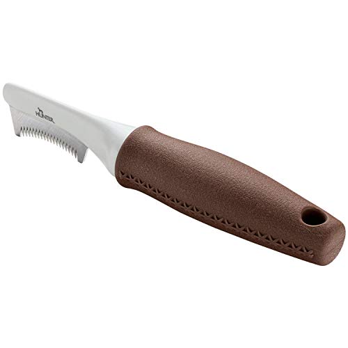 HUNTER SPA Trimmmesser sichelförmig, für Hunde, grob, 18,5 x 4,0 cm von HUNTER