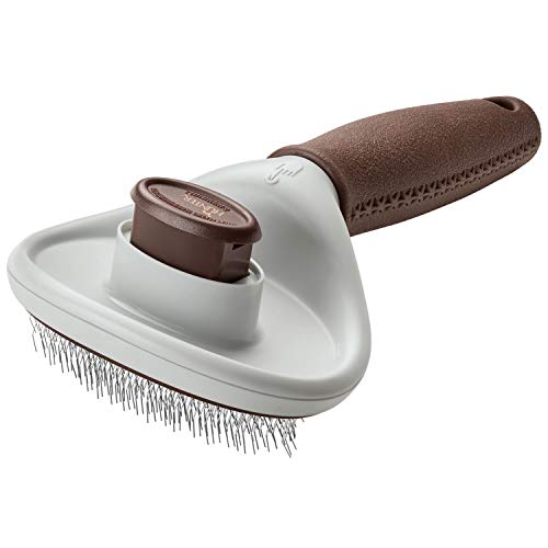 HUNTER SPA Zupfbürste selbstreinigend, für Hunde, 19,0 x 10,5 cm, L von HUNTER