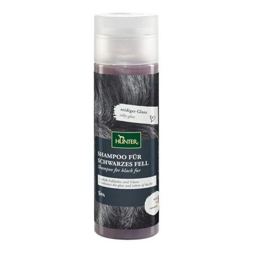 HUNTER SPA Shampoo für schwarzes Fell, schwarzes Fell, 200 ml von HUNTER