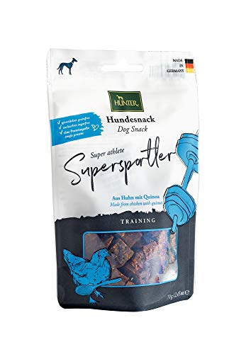 HUNTER TRAINING Hundesnack, getreidefrei, ohne Zuckerzusatz, 70 g, Supersportler von HUNTER