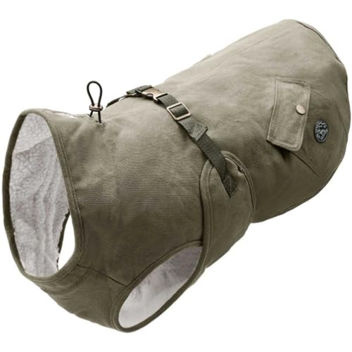 HUNTER UPPSALA TREND Hundemantel, Parker, mit Baumwolle, gefüttert, 45, khaki von HUNTER