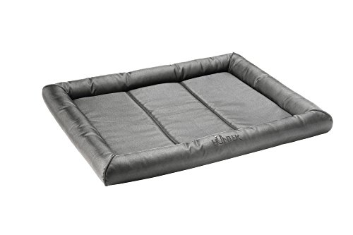 HUNTER Vermont Hundematte, Polyester, robust und schmutzabweisend, gepolstert, 100 x 80 cm, grau von HUNTER