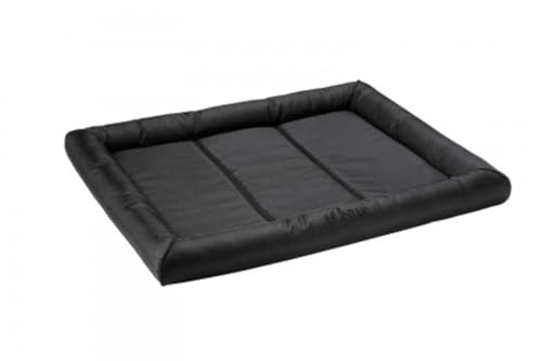 HUNTER Vermont Hundematte, Polyester, robust und schmutzabweisend, gepolstert, 120 x 100 cm, schwarz von HUNTER