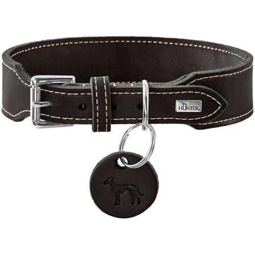 HUNTER Halsband Aalborg Extrabreit Farbe schwarz, Größe 50 von HUNTER