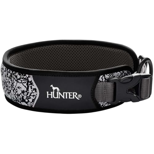 HUNTER Halsung Divo Reflect XL, schwarz/grau von HUNTER