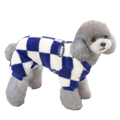 HUNYA Hunde-Wintermantel | Winter-Hundekleidung, Pullover, Jacke für kaltes Wetter mit Zuglasche - Winddichtes Hunde-Wintermantel-Outfit für kleine, mittelgroße und große Welpen von HUNYA
