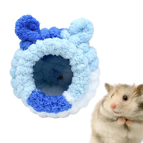 HUNYA Käfig Hamster Nest, Plüsch Hamster Bett, Meerschweinchen Bett, Kuschelhöhle Meerschweinchen, Hamster Haus Bett, Hamster-Winter-Wärme-Baumwollnest, Hamster Zubehör von HUNYA