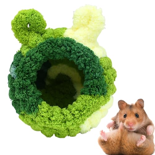 HUNYA Käfig Hamster Nest, Plüsch Hamster Bett, Meerschweinchen Bett, Kuschelhöhle Meerschweinchen, Hamster Haus Bett, Hamster-Winter-Wärme-Baumwollnest, Hamster Zubehör von HUNYA