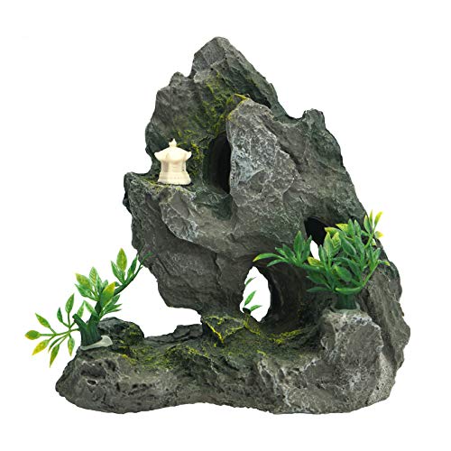 Svauoumu Aquarium Deko Stein Aquarium Felsen NatüRliche Aquarium Dekoration für Fische und Garnelen Versteckt HöHle von Svauoumu