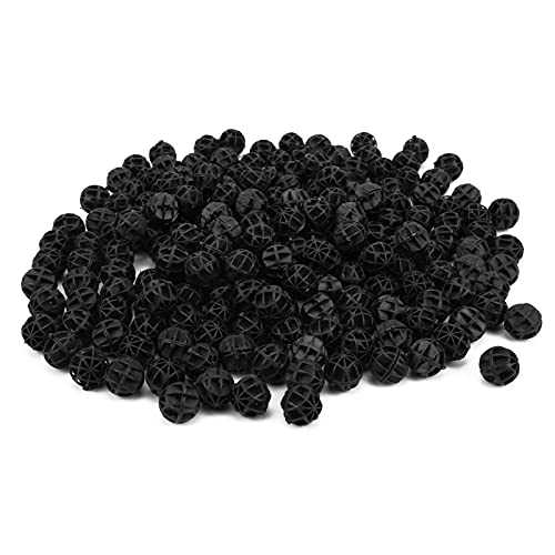 HUONIU Biochemische Filterbälle, effiziente Filtermedien für Aquarien, verbessern das biologische Wachstum und die Filtrationsleistung (16mm200pcs) von HUONIU