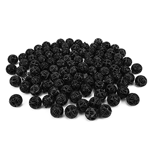 HUONIU Biochemische Filterbälle, effiziente Filtermedien für Aquarien, verbessern das biologische Wachstum und die Filtrationsleistung (26mm100pcs) von HUONIU