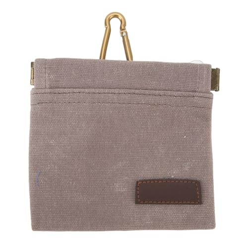 HUONIU Hundesnack Tasche mit Hüftclip Große Kapazität Futterbeutel für Hundetraining und Spaziergänge Grau (Gray) von HUONIU