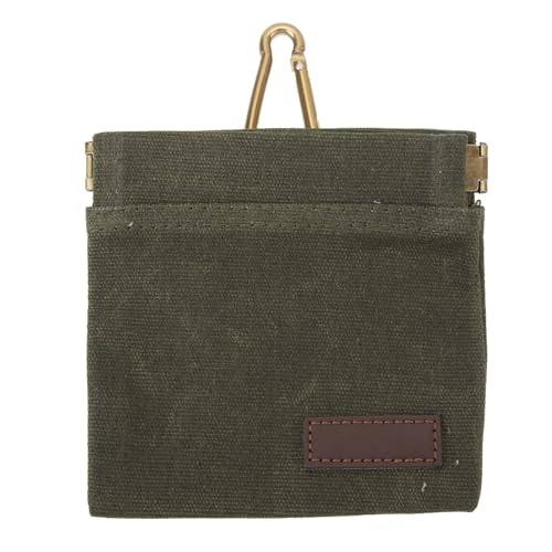 HUONIU Hundesnack Tasche mit Hüftclip Große Kapazität Futterbeutel für Hundetraining und Spaziergänge Grau (OD Green) von HUONIU