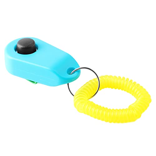 HUONIU Interaktiver Haustier-Trainings-Clicker, Universalring, Schwarz (Sky Blue) von HUONIU