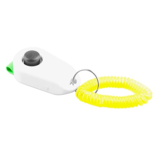 HUONIU Interaktiver Haustier-Trainings-Clicker, Universalring, Schwarz (White) von HUONIU