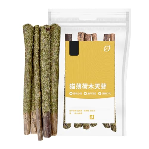 HUONIU Katzen-Molar-Stick, Katzenspielzeug, saubere Zähne, Kätzchen, bissfeste Katzenminze, lustige Katzensnacks, Polygonum Polygonum Stick (Catnip Flavor) von HUONIU