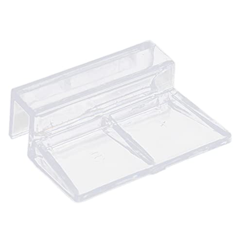 HUONIU Langlebiger und einfach zu installierender Acryl-Aquarienständer, Aquarium-Zubehör, 8 mm transparenter Ständer für Aquarien und Terrarien (8mm Halterung) von HUONIU