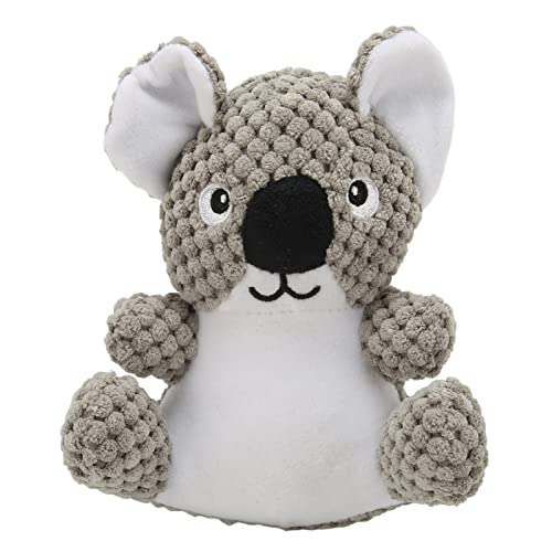 HUONIU Plüsch-Hundespielzeug, quietschend, Koala-Form, bissfest von HUONIU