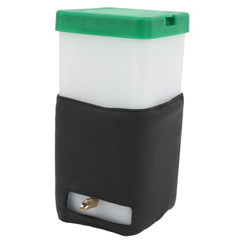 1L Beheizte Kleintierflasche, Praktischer Kaninchen-Wasserspender, Automatischer Thermostatisierter Haustier-Wasserspender für Kaninchen, Hamster, Vögel, aus ABS von HURRISE