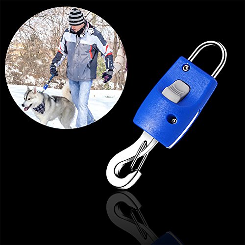 Hundehalsband, Leine, magnetisch, automatisch, magnetisch, mit One-Touch-Entriegelung, Geschirr-Anschluss für Traktionsseil, Halsband für Outdoor-Spaziergänge von HURRISE