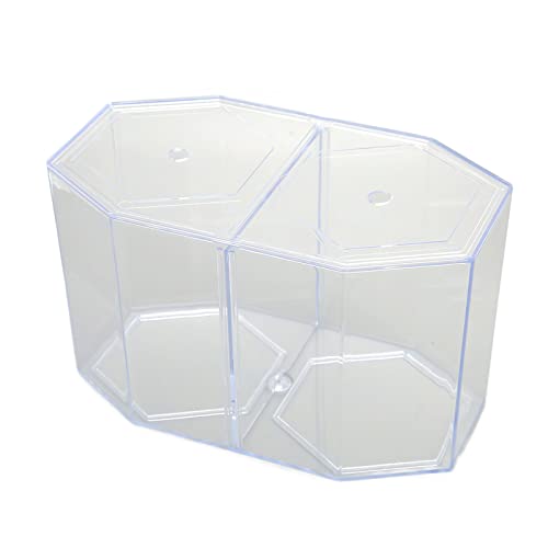 HUSHUI Aquarium-Fischzuchtbox, Transparente, Achteckige Mehrzweck-Fischisolationsbox für die Fischzucht von HUSHUI