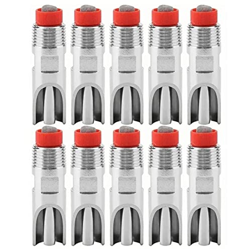 Hushui 10pcs Edelstahl Automatisch Schweinernippel Wasserer Einstellbar Verhindern von HUSHUI