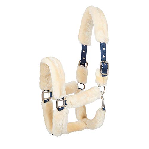 HV Polo Halfter Fur navy-natural Pony von HV Polo