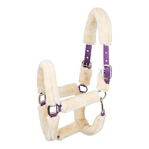 HV Polo Halfter Fur plum-natural Pony von HV Polo