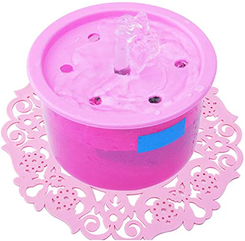 HXFEN Hunde Katzen Kleintiere Trinkbrunnen Automatische Filter Vom Mute Kann Das Wasser Ausgang Haustier-Wasser-Zufuhr Einstellen,Rosa,Rosa von HXFEN