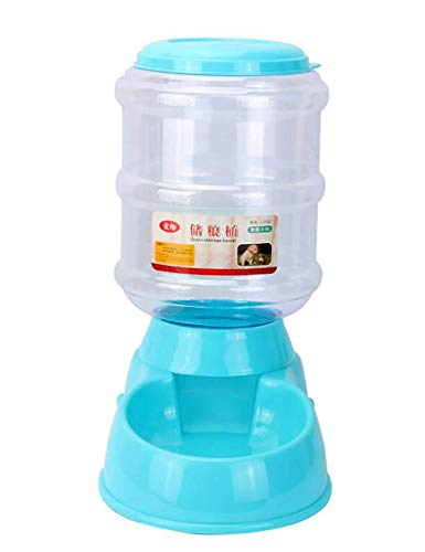 Automatischer Futterautomat,Umweltfreundliche Materialien,GroßE KapazitäT,Automatische NachfüLlung Durch Schwerkraft,FüR Hunde Katzen Kleintiere/Blau / 3.5L von HXFENA