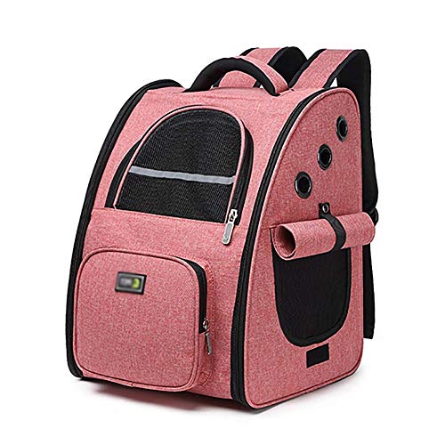 Cat Backpack Carrier FüR GroßE Katzen 19 Lbs Pet Carrier Backpack FüR Mittlere Hunde Cat Hiking Pet Backpack Carrier/B / 34×29×41cm von HXFENA