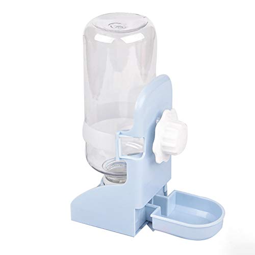 Haustier Wasserspender hängen 500ML automatischer Wasserauslass Trinkbrunnen für Hundekatze/Blau / 500ml von HXFENA