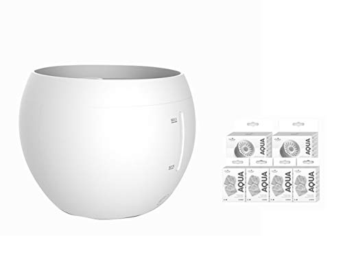 Trinkbrunnen für Katzen und Hunde, Wasserspender für Haustiere, intelligente automatische Zirkulation, intelligente Überwachung, Wassermangel und Stromausfall Mute/Weiß/B von HXFENA