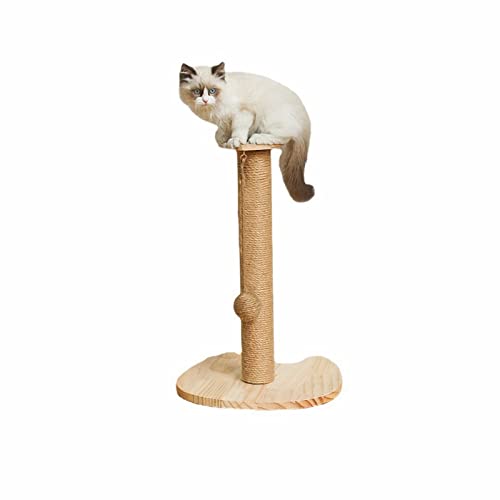 Katzenbäume Katzen Ultimativer Kratzbaum 100% NATÜRLICH Robuster Sisal-Kratzbaum für Kätzchen Katzenklettergerüst Turm Condo von HXFFXHF