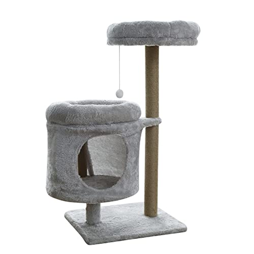 Katzenbäume Katzenklettergerüst Katzenbaum mit integriertem Nest Mehrschichtige Katzenklettersäule Katzensprungplattform Katzenbedarf (Size : 1) von HXFFXHF