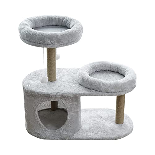 Katzenbäume Katzenklettergerüst Katzenbaum mit integriertem Nest Mehrschichtige Katzenklettersäule Katzensprungplattform Katzenbedarf (Size : 1) von HXFFXHF