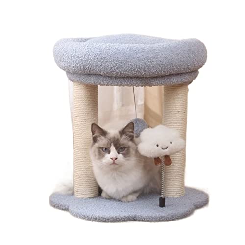 Katzenbäume Katzenklettergerüst Katzennest EIN Sisal-Katzenbaum Villa Großes Katzenkratzbrett Spielzeug Katzenkratzbaum Katzenspielzeug (Size : 2) von HXFFXHF