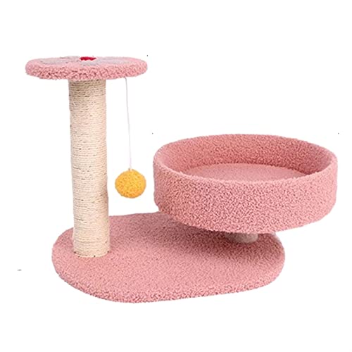 Katzenbäume Katzenkratzbaum mit Bett Haustier Katzenbaum Turm Kätzchen Kratzsäule Säule Spielzeug Großkatzenturm Sisal Klettergerüst Katze von HXFFXHF