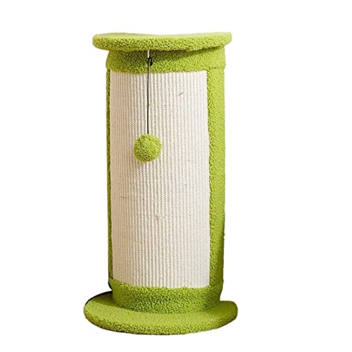 Katzenbaum für große Katzen, Katzenklettergerüst, Katzenkratzschutz für Sofas, Kratzpulver für Katzen, Krallenschleifer, Sisal, mobiler Katzenkratzbaum, Heimtierbedarf für Katzen (Größe: Grasgrün) von HXFFXHF