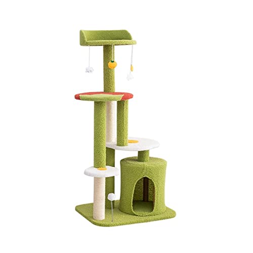 Katzenkletterbaum Katzenklettergerüst Katzenbedarf All-in-One-Katzenbaum große Katze Katzenklettergerüst Babel Cat Tree Vision von HXFFXHF