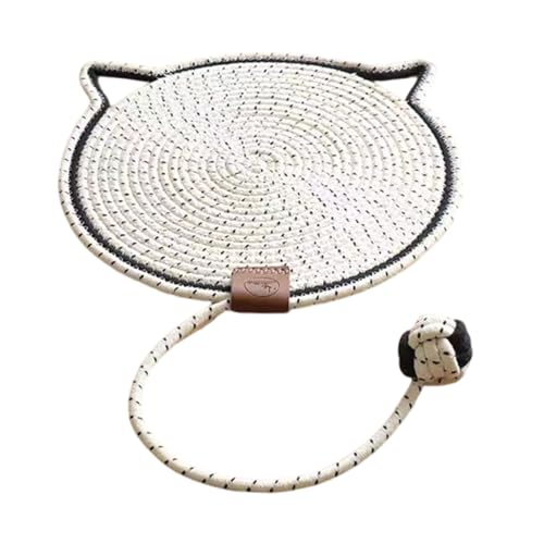Lustige Katzenspielzeug Postmatte Baumwollseil Stilvolle Katzen Kratzmatte Rund Tierprodukt Für Krallenpflege Lustige Katzenspielzeug Postmatte Baumwollseil Stilvolle Katzen Kratzmatte Rund Tierprodukt Für Krallenpflege von HXNH