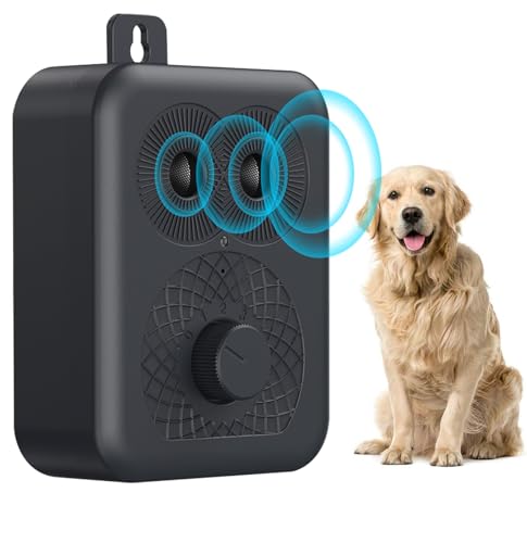 Antibell für Hunde,3 Ebenen Ultraschall Anti Bell Gerät,33FT Anti-Bell-gerät,Auto-Anti Bell Gerät Hunde,100% Sicher und effektiv Sicher Hundebellen Stoppen,Ultraschall-Anti-Bellgerät Hundebellen von HXWEB PET