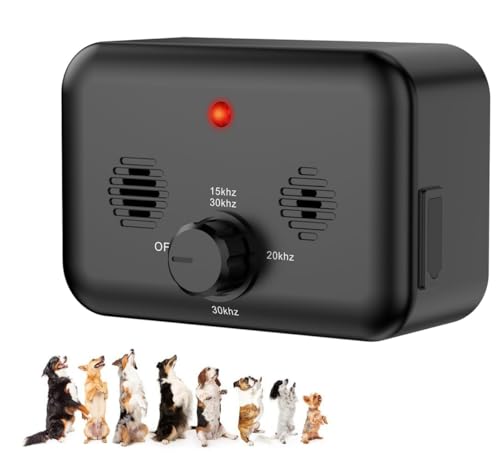 Antibell für Hunde Ultraschall Hund Antibell Gerät Ultraschall Anti Bellgerät Bellenstopper Antibell für Hunde Sicheres Hundebellen-Abschreckmittel Hunderindenstopper Wasserdicht Sicher für Hunde von HXWEB PET