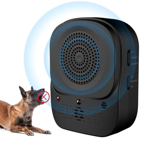 HXWEB PET Antibell für Hunde, Ultraschall Hunde Anti Bellen Gerät, Antibell Gerät Hund Anti Bellgerät Bellenstopper Antibell für Hunde Hundebellen-Abschreckmittel Hunderindenstopper für Kleine Große von HXWEB PET