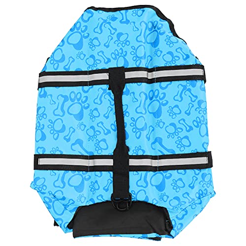 HYEIUIRA Bequeme Passform: Hunde-Badeanzug mit hohem Auftrieb, verstellbare Sicherheits-Schwimmweste für Haustiere mit reflektierendem Schwimmweste, Größe L von HYEIUIRA
