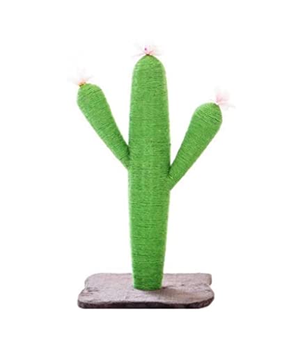 HYKJCSS Katzenbaum Kratzbaum Cactus Cat Scratcher Schützen Sie Ihre Möbel Mit Natürlichen Sisal-Kratzbäumen Und -Pads, Katzenkratzbaum Katzenzubehör(80cm) von HYKJCSS