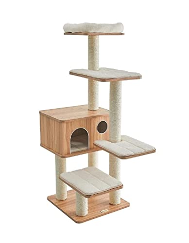 HYKJCSS Katzenbaum Kratzbaum Katzen-Klettergerüst Four Seasons Universal-Katzenstreu Kratzbaum Katzen-Sprungplattform Sisal-Kratzbaum Katzenzubehör Katzenzubehör von HYKJCSS