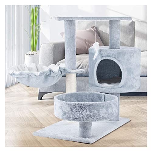 HYKJCSS Katzenbaum Kratzbaum Klettergerüst Für Katzen, Katzenstreu, Kratzbaum, Katzenzubehör, Spielzeug, Sisal, Katzenkratzbrett Katzenzubehör(Gray) von HYKJCSS